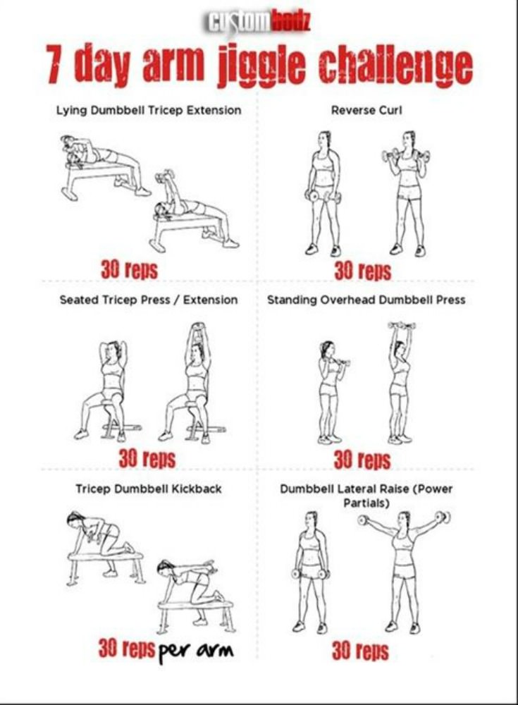 Tone It Up Arm Workout Printable Printable Word Searches