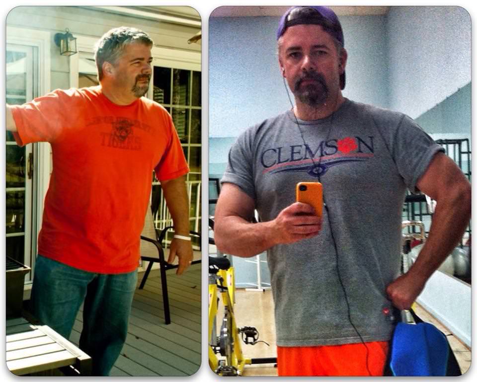 Lee Kirk before and after weight loss photos using the Isagenix 30 day weight loss system.