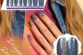 Designer Denim Color Street Fall Nails