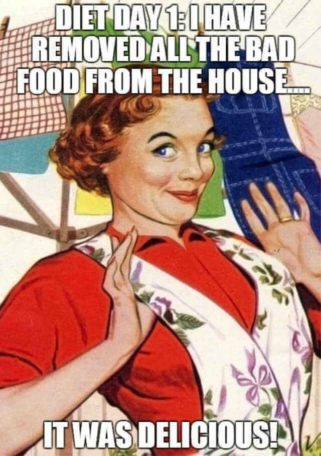 Your first day of diet funny quote.