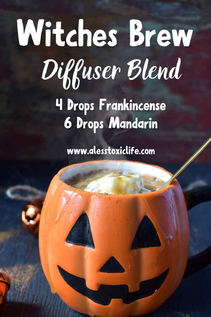 Halloween Diffuser Blend - Witches Brew using frankincense and mandarin