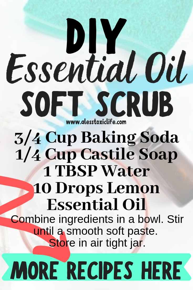 homemade soft scrub recipe