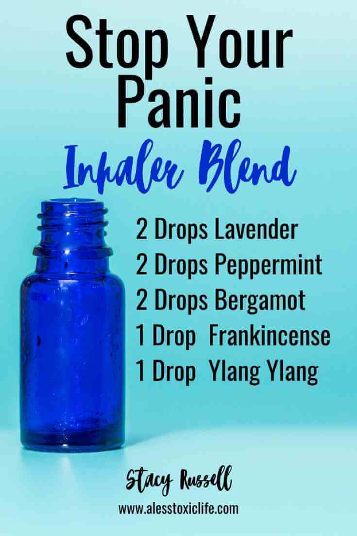 Essential Oils for Panic Attacks - Inhaler recipe
