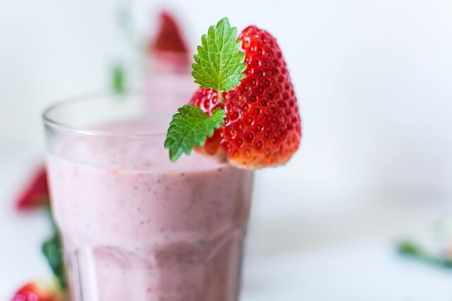 Add strawberries to your protein shake