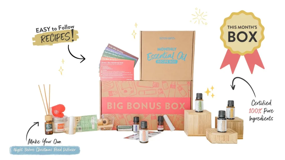 Simply earth essential oil subscription box