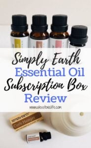 Simply Earth Essential Oil Subscription Box Review 2018
