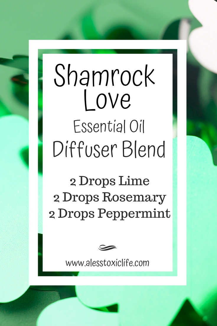 This sweet smelling blend will boost your energy and your memory. #diffuserblend #essentialoils #stpatrick #lime #peppermint