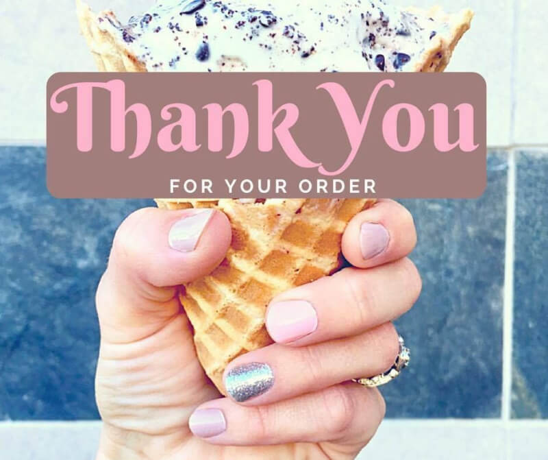 Thank you for ordering graphic - Color Street nails