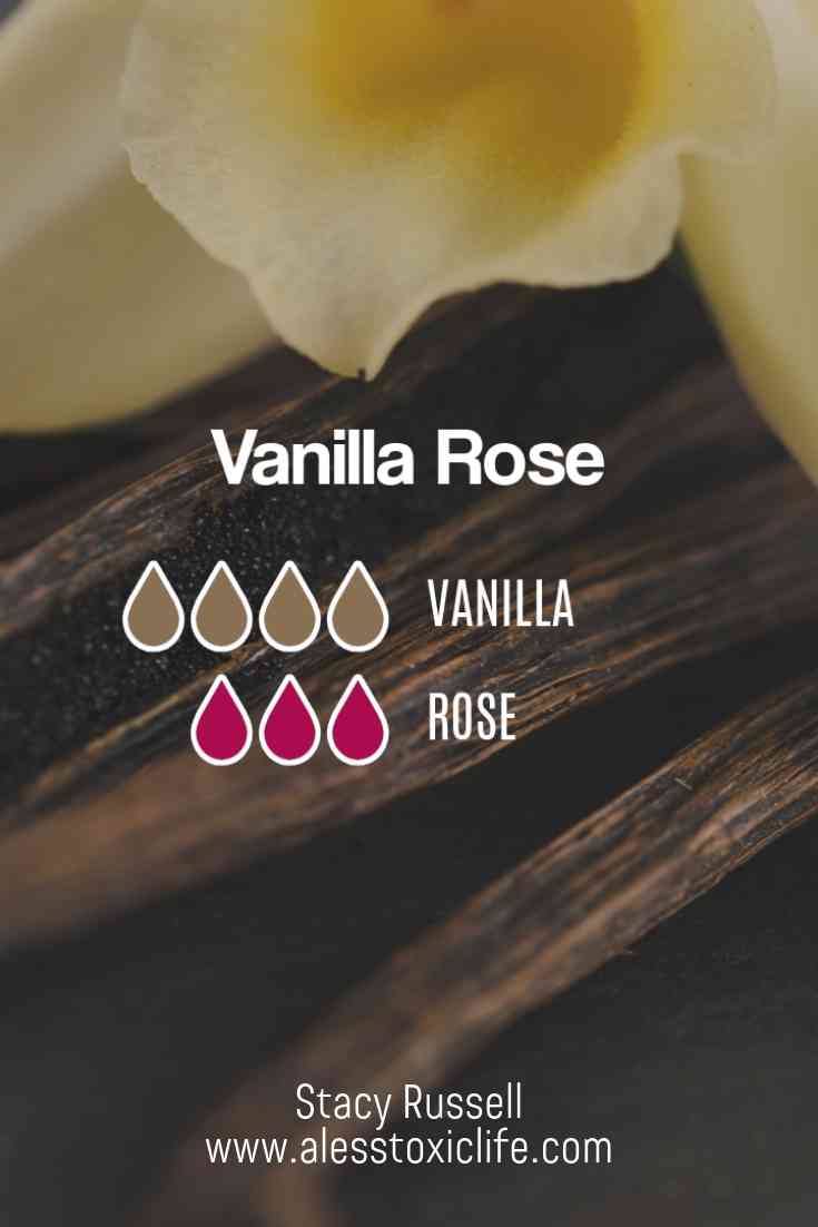 Vanilla and Rose Essential Oil Diffuser Blend